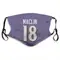 Jeremy Maclin Name & Number Purple Baltimore Ravens Face Mask