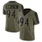 Men's Adedayo Odeleye Baltimore Ravens 2021 Salute To Service Jersey - Limited Olive