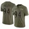 Men's Adedayo Odeleye Baltimore Ravens 2022 Salute To Service Jersey - Limited Olive