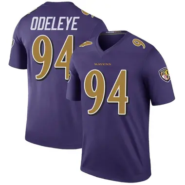 Men's Adedayo Odeleye Baltimore Ravens Color Rush Jersey - Legend Purple Big & Tall