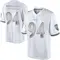 Men's Adedayo Odeleye Baltimore Ravens Platinum Jersey - Limited White