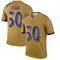 Men's Adisa Isaac Baltimore Ravens Inverted Jersey - Legend Gold Big & Tall