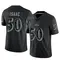 Men's Adisa Isaac Baltimore Ravens Reflective Jersey - Limited Black