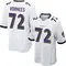 Men's Andrew Vorhees Baltimore Ravens Jersey - Game White