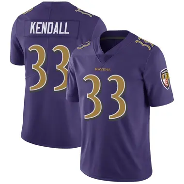 Men's Anthony Kendall Baltimore Ravens Color Rush Vapor Untouchable Jersey - Limited Purple