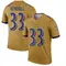 Men's Anthony Kendall Baltimore Ravens Inverted Jersey - Legend Gold Big & Tall