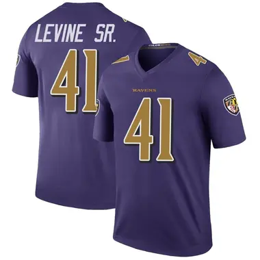 Men's Anthony Levine Sr. Baltimore Ravens Color Rush Jersey - Legend Purple Big & Tall