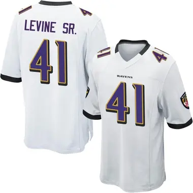 Men's Anthony Levine Sr. Baltimore Ravens Jersey - Game White