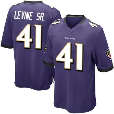 Men's Anthony Levine Sr. Baltimore Ravens Team Color Jersey - Game Purple