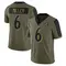 Men's Anthony Miller Baltimore Ravens 2021 Salute To Service Jersey - Limited Olive