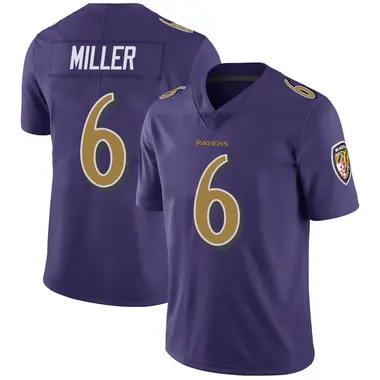 Men's Anthony Miller Baltimore Ravens Color Rush Vapor Untouchable Jersey - Limited Purple