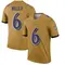 Men's Anthony Miller Baltimore Ravens Inverted Jersey - Legend Gold Big & Tall