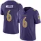 Men's Anthony Miller Baltimore Ravens Team Color Vapor Untouchable Jersey - Limited Purple