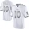 Men's Arthur Maulet Baltimore Ravens Platinum Jersey - Limited White