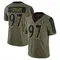 Men's Brent Urban Baltimore Ravens 2021 Salute To Service Jersey - Limited Olive