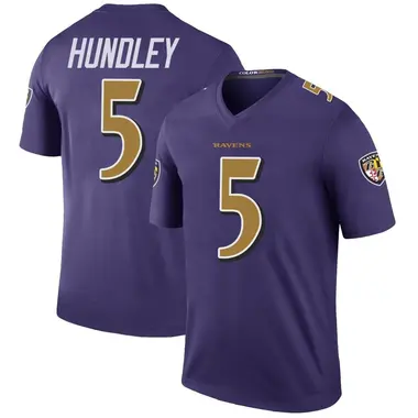 Marshal Yanda Baltimore Ravens Youth Legend Purple Color Rush T-Shirt