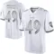 Men's Chris Board Baltimore Ravens Platinum Jersey - Limited White