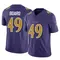 Men's Chris Board Baltimore Ravens Vapor F.U.S.E. Jersey - Limited Purple