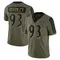 Men's Chris Wormley Baltimore Ravens 2021 Salute To Service Jersey - Limited Olive