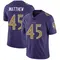 Men's Christian Matthew Baltimore Ravens Color Rush Vapor Untouchable Jersey - Limited Purple