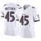 Men's Christian Matthew Baltimore Ravens Vapor F.U.S.E. Jersey - Limited White