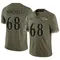 Men's C.J. Ravenell Baltimore Ravens 2022 Salute To Service Jersey - Limited Olive