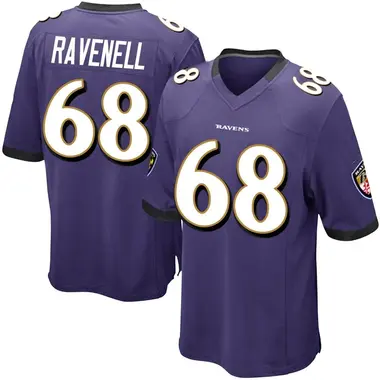 Men's C.J. Ravenell Baltimore Ravens Team Color Jersey - Game Purple