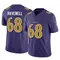 Men's C.J. Ravenell Baltimore Ravens Vapor F.U.S.E. Jersey - Limited Purple