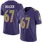 Men's Corey Bullock Baltimore Ravens Team Color Vapor Untouchable Jersey - Limited Purple