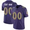 Men's Custom Baltimore Ravens Color Rush Vapor Untouchable Jersey - Limited Purple