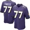 Men's Daniel Faalele Baltimore Ravens Team Color Jersey - Game Purple