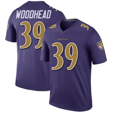 Men's Danny Woodhead Baltimore Ravens Color Rush Jersey - Legend Purple Big & Tall