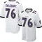 Men's Darrian Dalcourt Baltimore Ravens Jersey - Game White