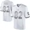 Men's Dayton Wade Baltimore Ravens Platinum Jersey - Limited White