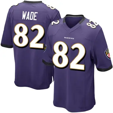 Men's Dayton Wade Baltimore Ravens Team Color Jersey - Game Purple