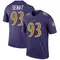 Men's Deadrin Senat Baltimore Ravens Color Rush Jersey - Legend Purple Big & Tall