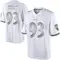 Men's Deadrin Senat Baltimore Ravens Platinum Jersey - Limited White