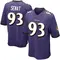 Men's Deadrin Senat Baltimore Ravens Team Color Jersey - Game Purple