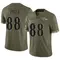 Men's Dennis Pitta Baltimore Ravens 2022 Salute To Service Jersey - Limited Olive