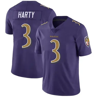 Men's Deonte Harty Baltimore Ravens Color Rush Vapor Untouchable Jersey - Limited Purple