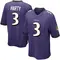 Men's Deonte Harty Baltimore Ravens Team Color Jersey - Game Purple