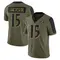 Men's DeSean Jackson Baltimore Ravens 2021 Salute To Service Jersey - Limited Olive