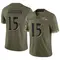 Men's DeSean Jackson Baltimore Ravens 2022 Salute To Service Jersey - Limited Olive