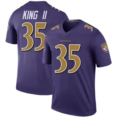 Men's Desmond King II Baltimore Ravens Color Rush Jersey - Legend Purple Big & Tall