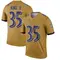 Men's Desmond King II Baltimore Ravens Inverted Jersey - Legend Gold Big & Tall