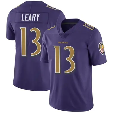 Men's Devin Leary Baltimore Ravens Color Rush Vapor Untouchable Jersey - Limited Purple