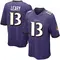 Men's Devin Leary Baltimore Ravens Team Color Jersey - Game Purple