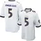 Men's Jalyn Armour-Davis Baltimore Ravens Jersey - Game White