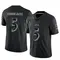 Men's Jalyn Armour-Davis Baltimore Ravens Reflective Jersey - Limited Black