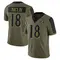 Men's Jeremy Maclin Baltimore Ravens 2021 Salute To Service Jersey - Limited Olive